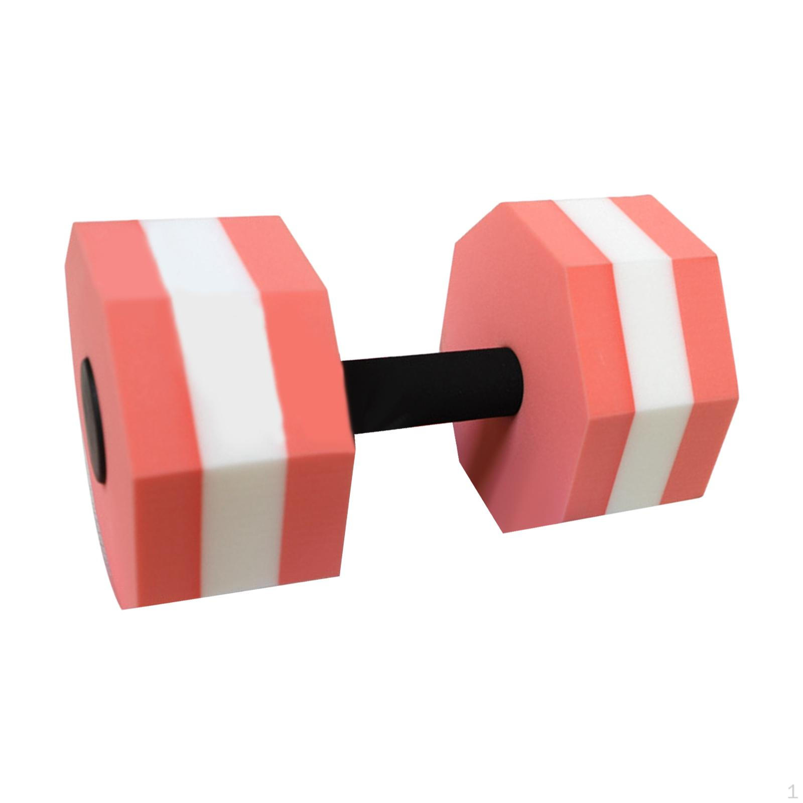 АкваФит Пенная гантель - Легкий инвентарь для аквафитнеса для тренировок в бассейне Pink