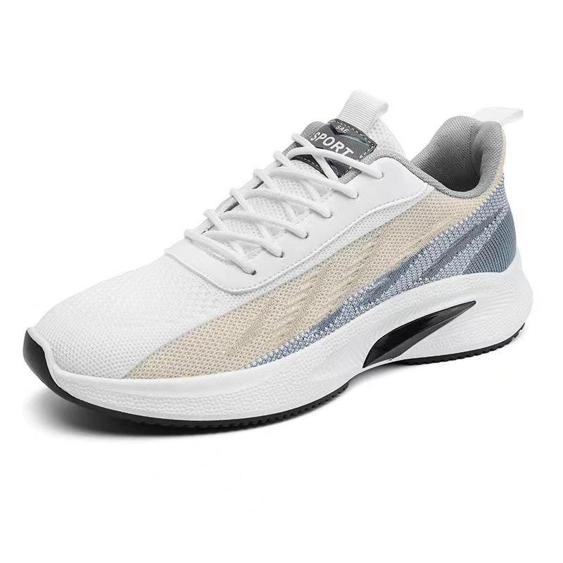 Mesh Breathable Autumn and Winter Flying Knitting Fashion Running Shoes Men's Casual Sports Shoes