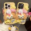 Plush Pie Apple 16 ProMax Phone Case IPhone 15 Pro New 13 Women 12 Soft Cover 14 Bracelet XR