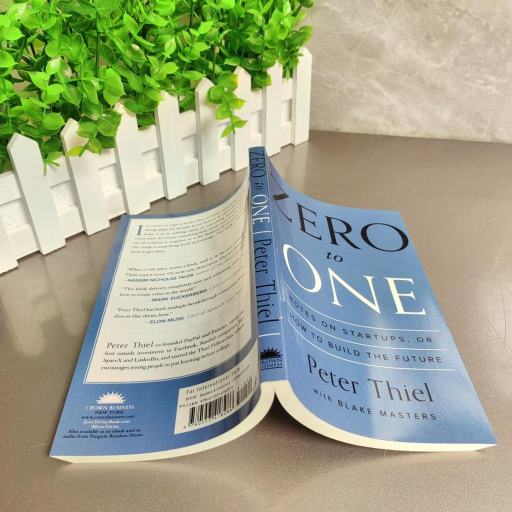 Zero To One By Peter Thiel with Blake Masters Notes on Startups How To Build The Future Encourage Books