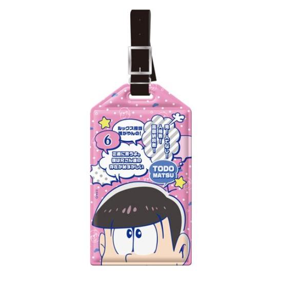 Todomatsu Luggage Tag Carry-s Osomatsu-san 6.