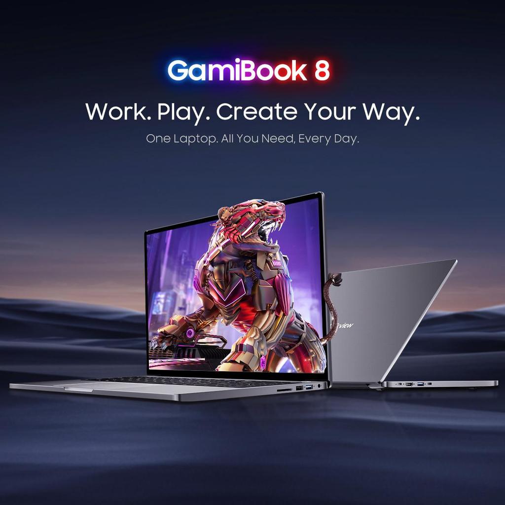 Blackview GamiBook 8 Laptop 16 Inch 16/32GB 512GB/1TB AMD Ryzen™ 7 7735HS 8 Cores16 Threads Windows11 Pro Notebook