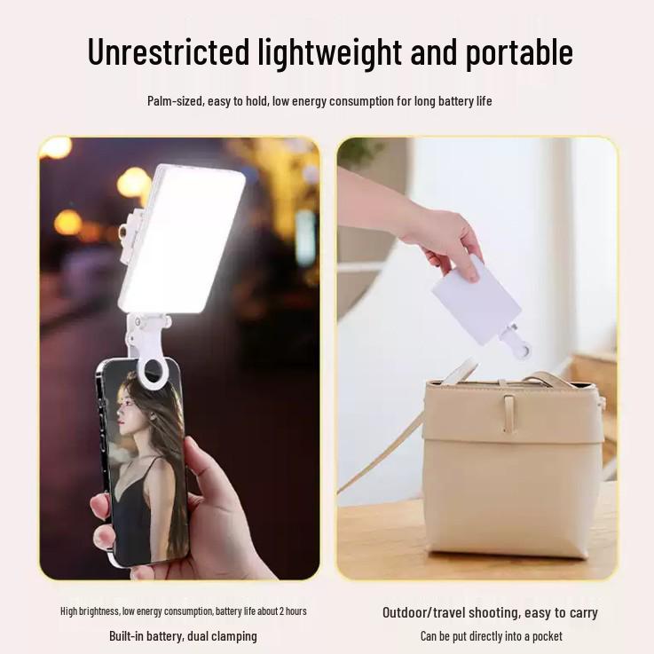 VL60 Compact Cross-Border Mobile Photography Light for Tablets and Video Conferencing