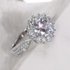White Ring, Ladies' Fashion, Bride's Engagement, Wedding Ring, Jewelry Gift