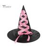 Classic Wizard Character Headwear Halloween Witch Hat, Reusable Oxford Cloth Pointed Stage Performance Costume Hat for Costume, Carnival, Masquerade,