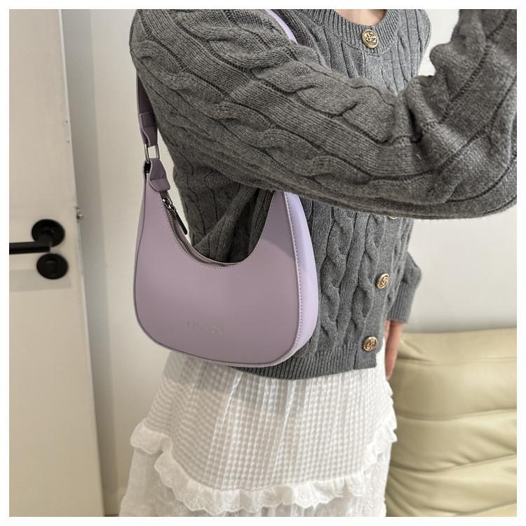 Small Pu Shoulder Bag With Stylish Stitching Details For Everyday Outfits