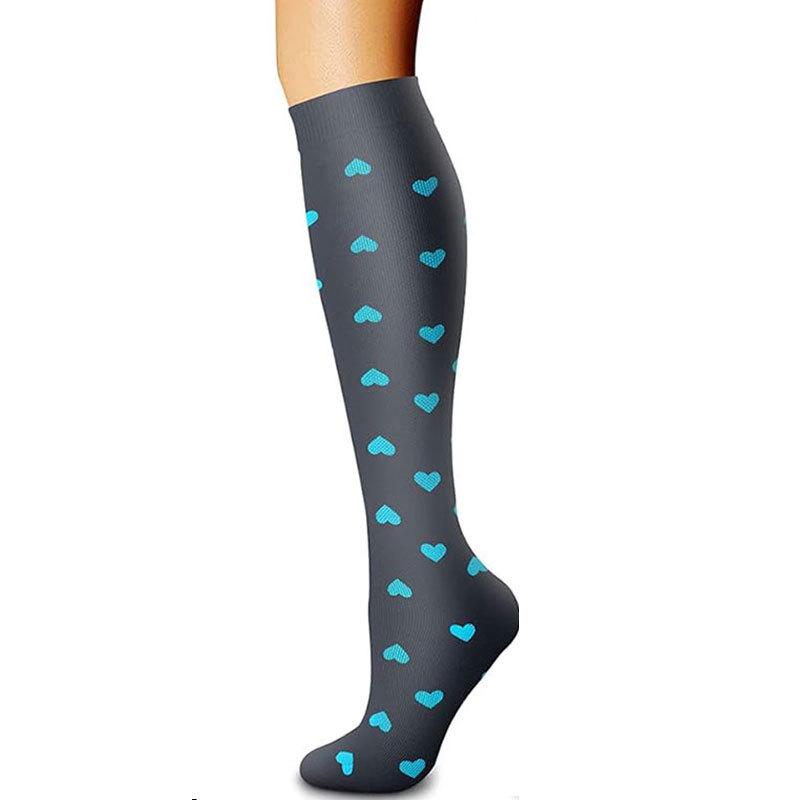 200+ Styles Compression Sports Socks for Men & Women: Breathable, Non-Slip Calf Socks for Fitness & Marathon, Individually Packaged