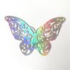 72 Colorful 3D Hollow Butterfly Stickers for Home, Party, and Wall Decoration