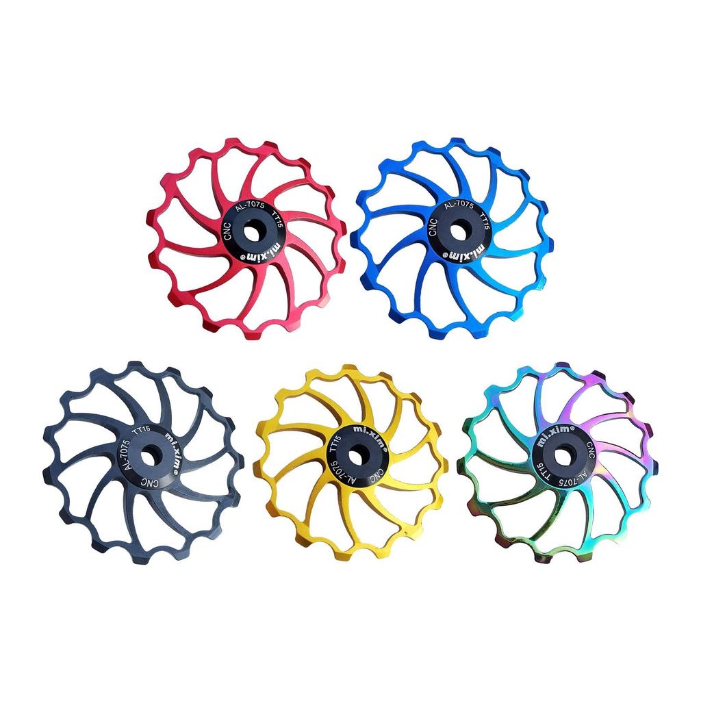 MTB Bike Rear Derailleur Pulley 15T Jockey Wheel Lightweight Aluminum Alloy
