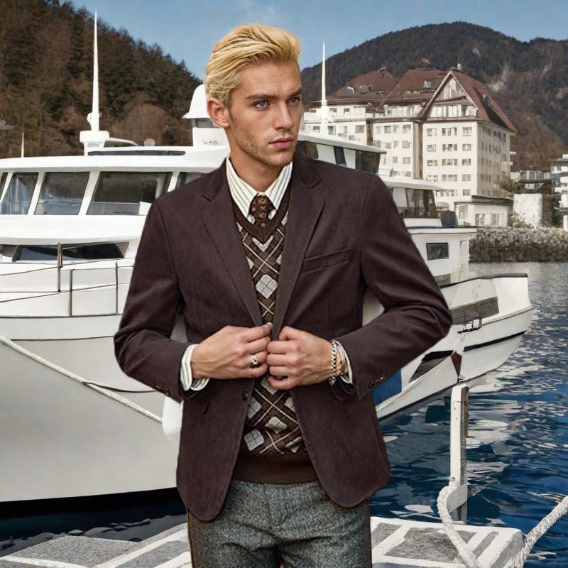 Men's Casual Large Size Suit Jacket