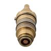 Brass Valve Built-in Thermal Components Golden Good Stability