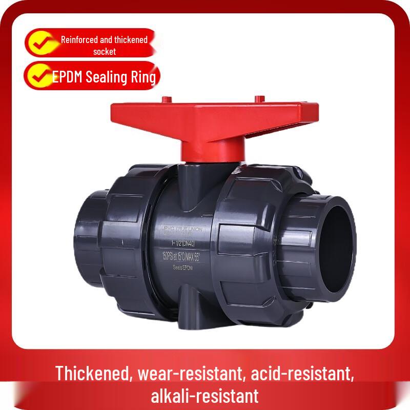 Reinforced UPVC Double Union Ball Valve