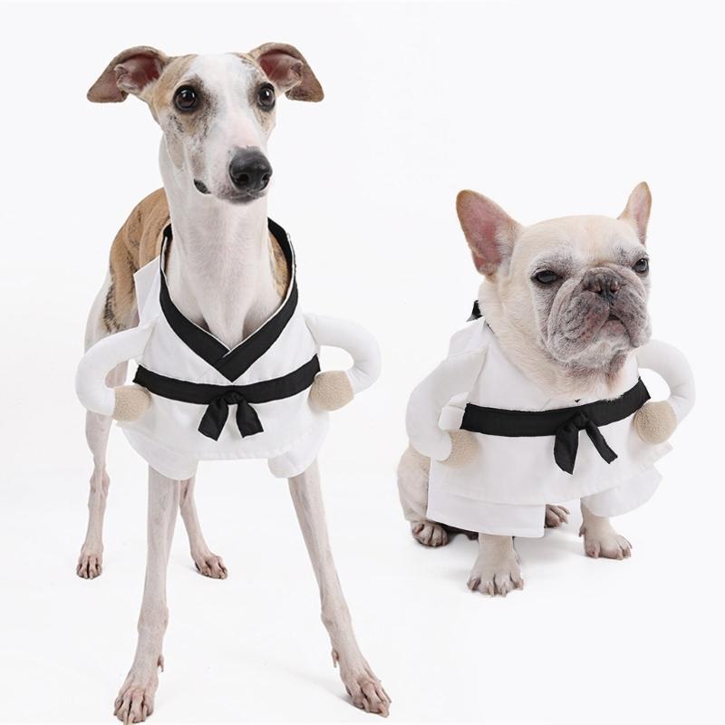 Dog Martial Arts Costume Halloween Event Outfit For Small Breeds Costume Parties And Birthday Party Photography