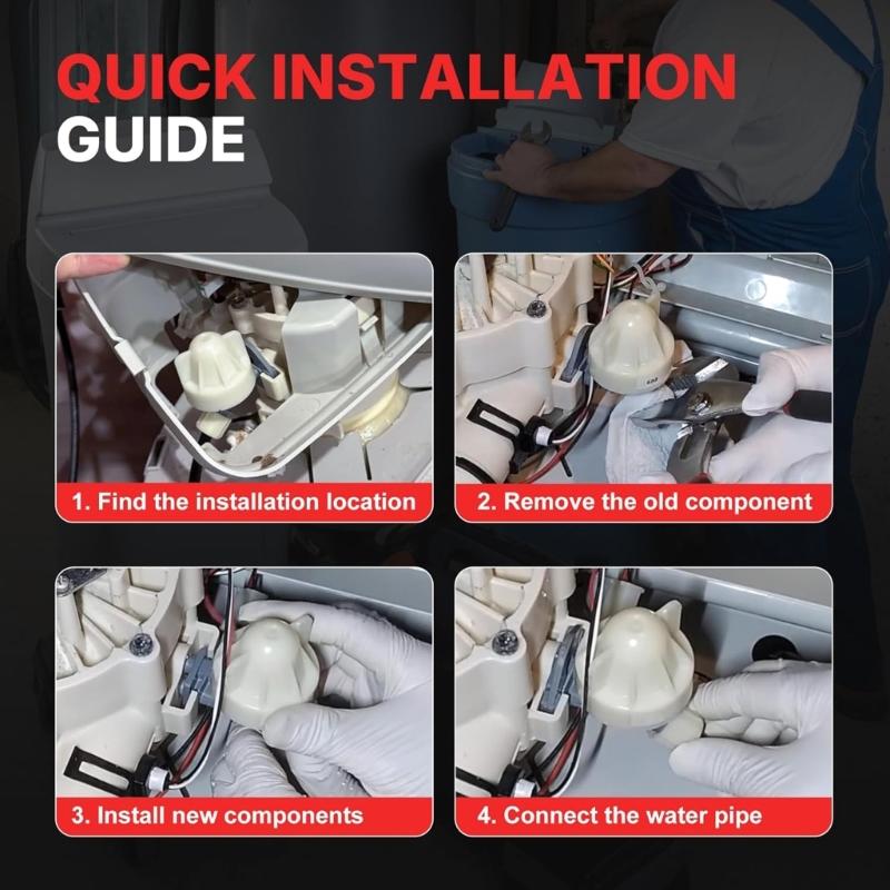 Water Softener Nozzle Kit Includes Tube Clip And Seal Suitable With Multiple Models Softener Replacement