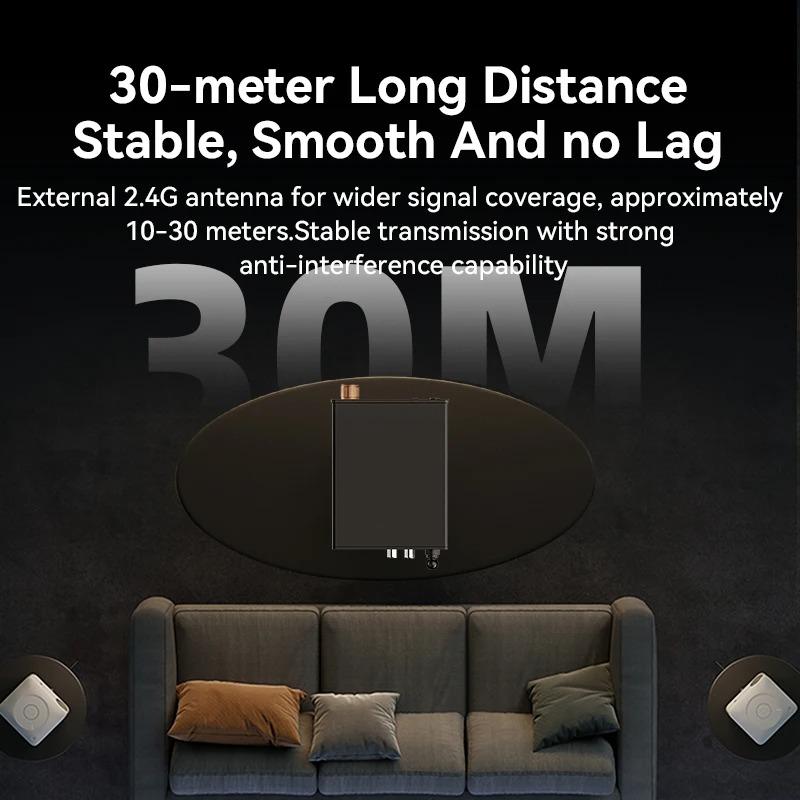 Receptor de Audio Bluetooth 6.0 3.5mm AUX RCA USB 6.5MM Micrófono Adaptador Inalámbrico de Música USB Unidad U HIFI Música sin Pérdida para TV PC