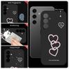 Mooi Roze Hartjes Patroon Hoesje Voor Samsung Galaxy S26 S25 Ultra S24 S23 S22 Plus S21 FE A15 A16 A17 A35 A36 A54 A55 A56 5G Zachte Cover