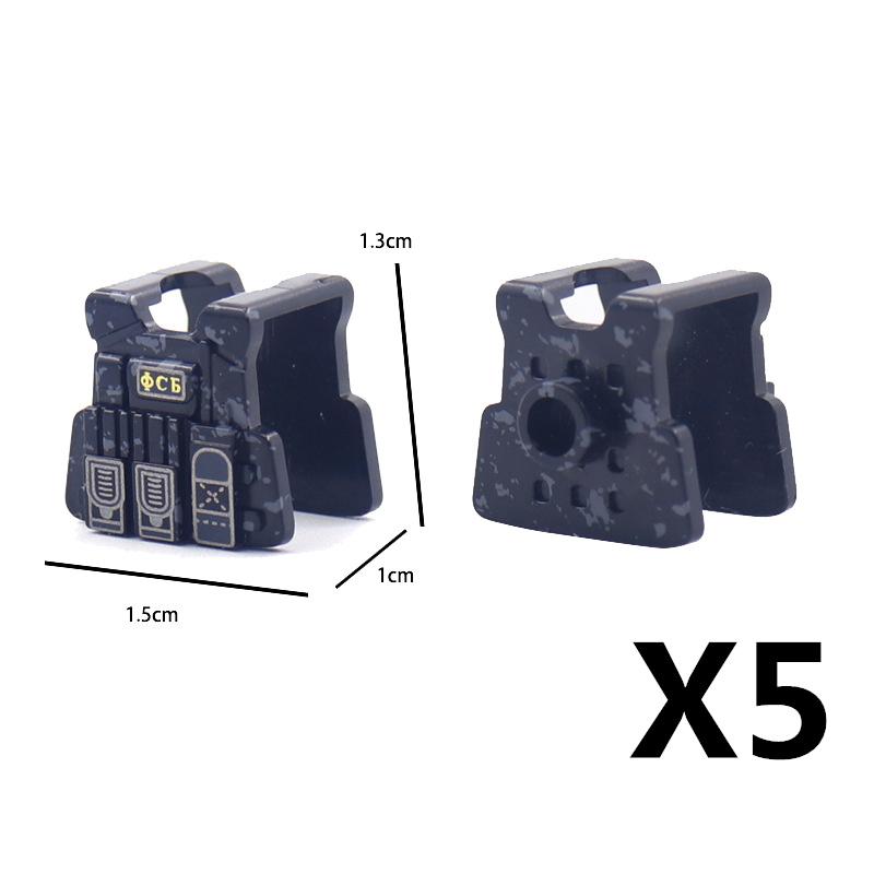 Military MOC Soldier Figure MOC Building Blocks Special Forces Accessory Alpha Helmet Vest Backpack Belt Kit Mini Toy Gifts K127