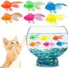 5-20pcs Lifelike Floating Goldfish Artificial Aquarium Decorations Plastic Fish Tank Ornaments Aquarium Accessories Pet Toys JXB