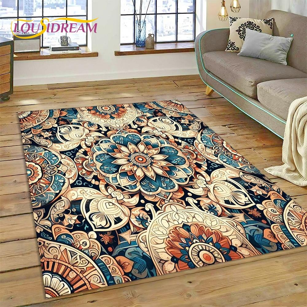 

Найновіший нордичний турецький богемський кельтський килимок для домашнього декору вітальні, спальні, килимок для підлоги, нековзка прикраса для дивана. 40x60cm( 15x23in )