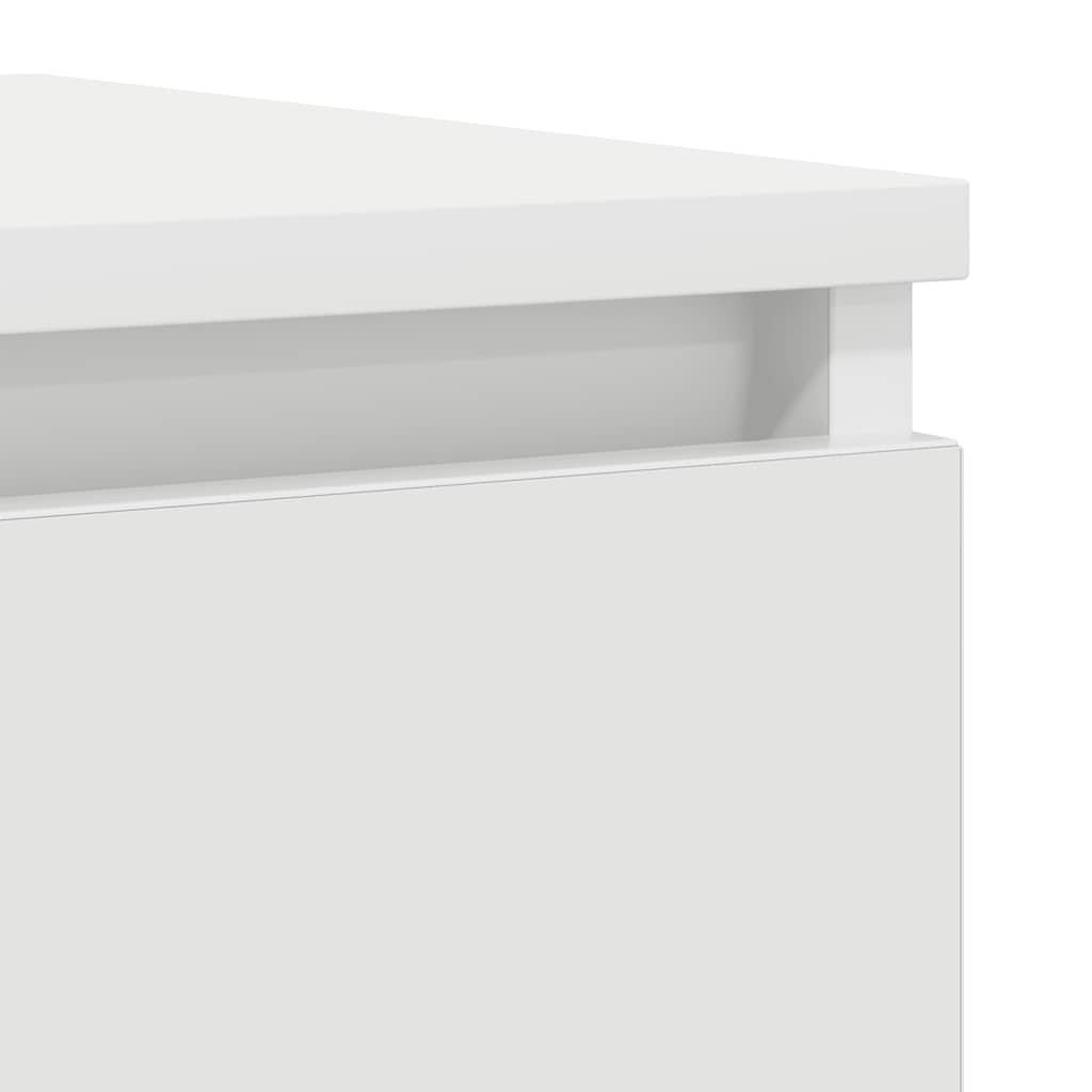 Sideboard White 37.5 X 35 X 99 Cm Engineered Wood