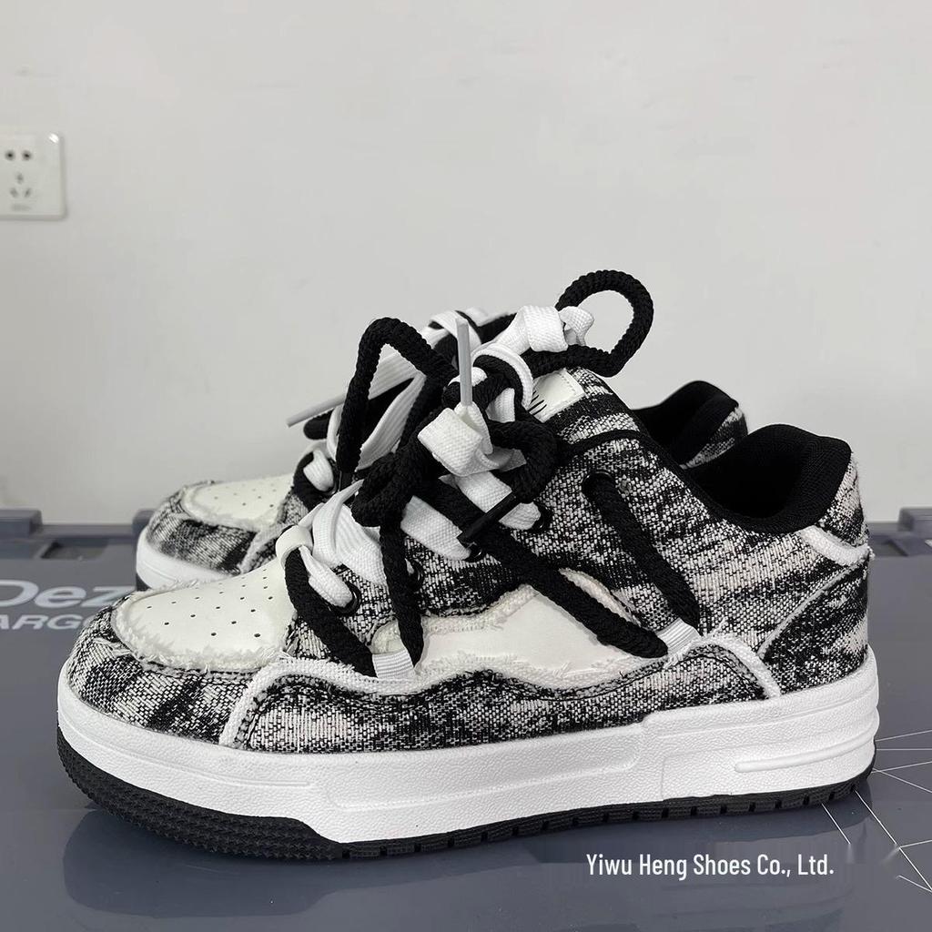 Men's 2025 Casual Sneakers: Summer Campus White Shoes, Couple Style, Thick Sole German Trainers