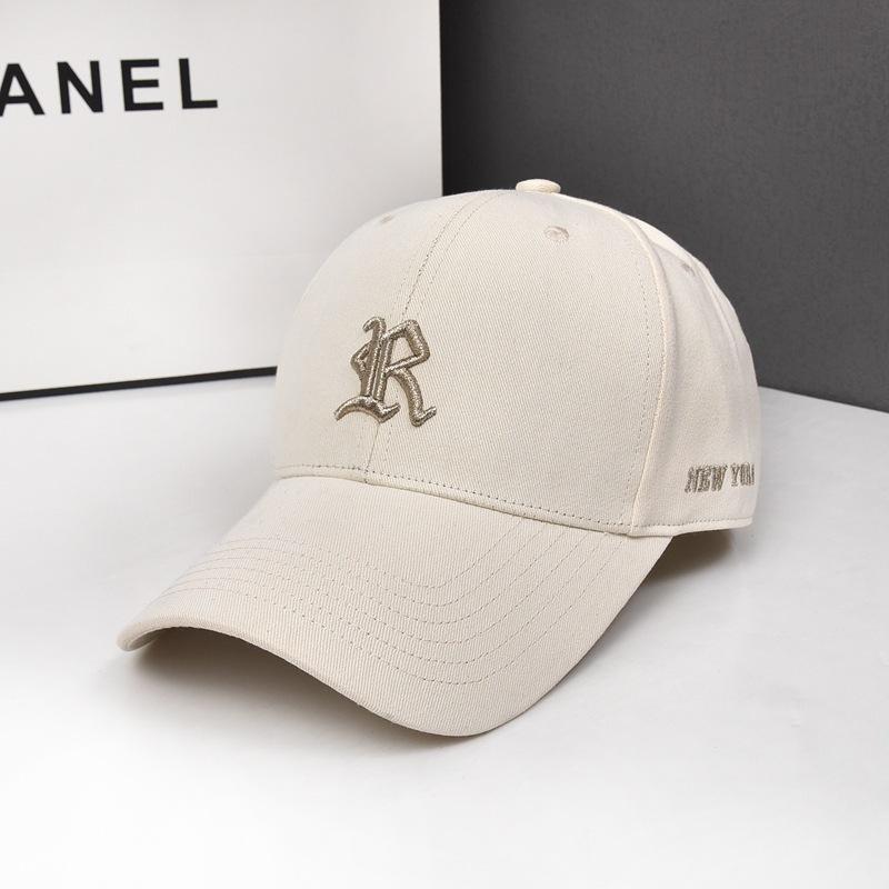 Letters R Embroidery Cap Men Women Shades Breathable Leisure Outdoor Sports