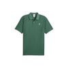 X Qgc Collaborazione Casual Traspirante Manica Corta Polo Uomo top Verde 625759-01