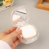 15g Leerer Foundation Tiegel – Tragbarer Kosmetikbehälter mit Schwamm-Puff für BB Cream und Reisen
