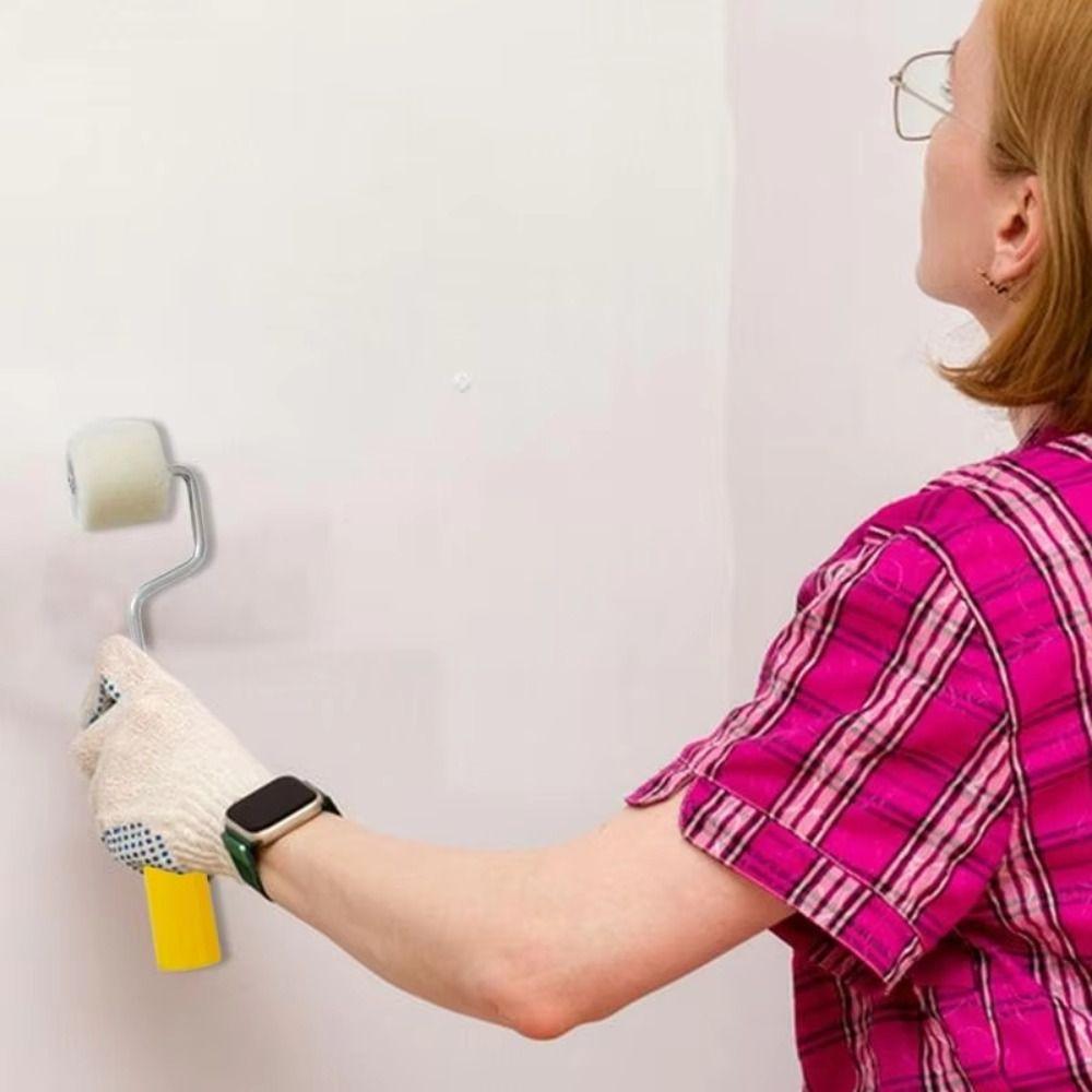 Plastic Trim Edge Brush Roller Ergonomic Design Wool Roller Brush Small Paint Brushes  DIY