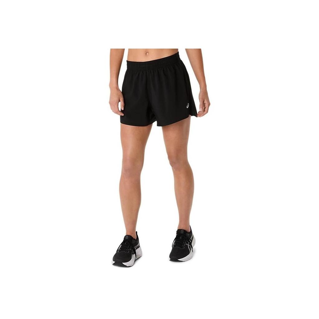 Asics Silver 4In Shorts Solid Quick-Dry Breathable Casual Shorts Women Shorts Black 2012D151-001