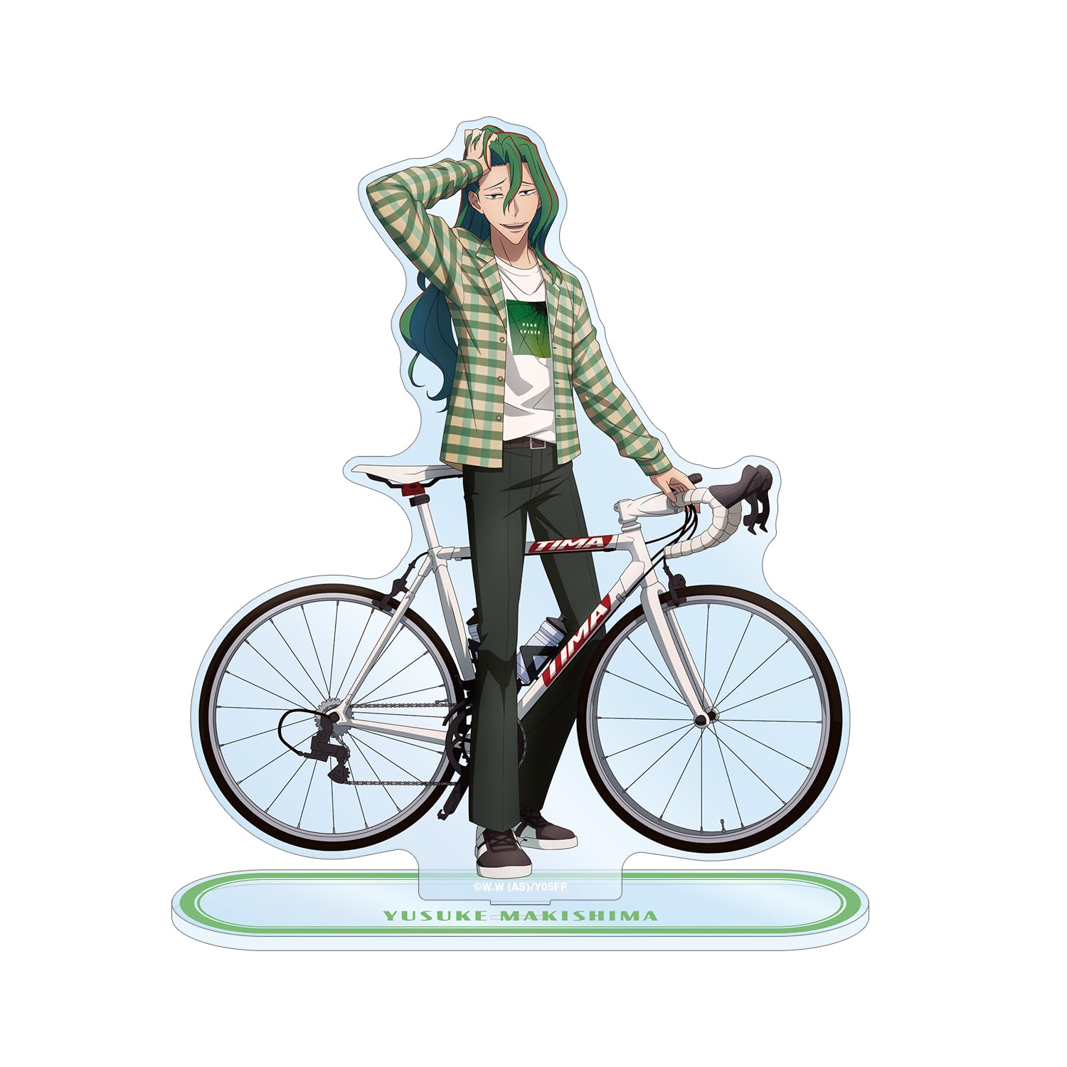 

Yowamushi Pedal LIMIT BREAK Original Yusuke Makishima Casual Clothes x Road Bike Extra Large Acrylic Stand Illustration Ver.
