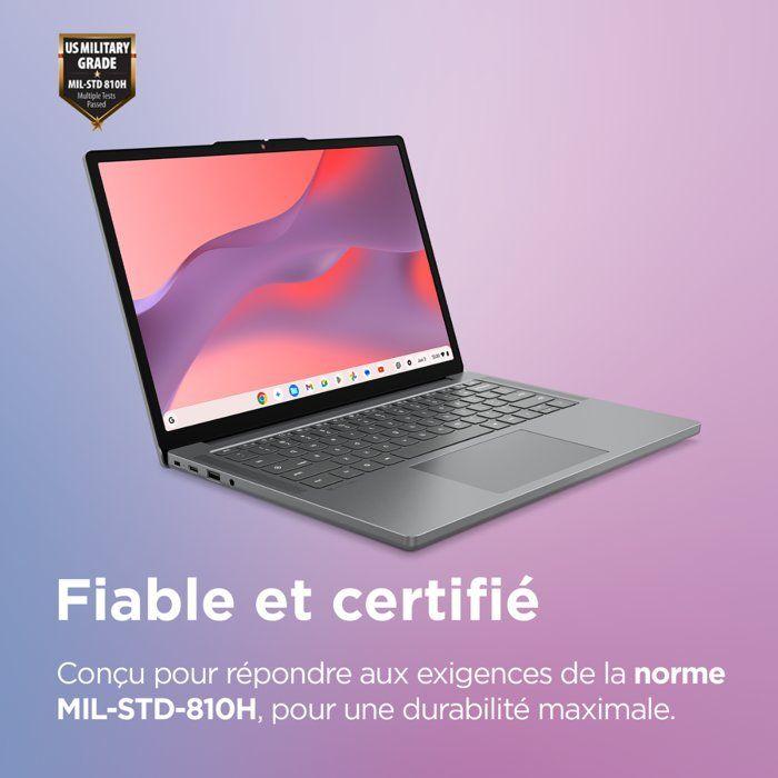 PC Portable Chromebook LENOVO 14M8911 | Chrome OS - 14" WUXGA - MTK 540 - RAM 4 Go - Stockage 64 Go - AZERTY