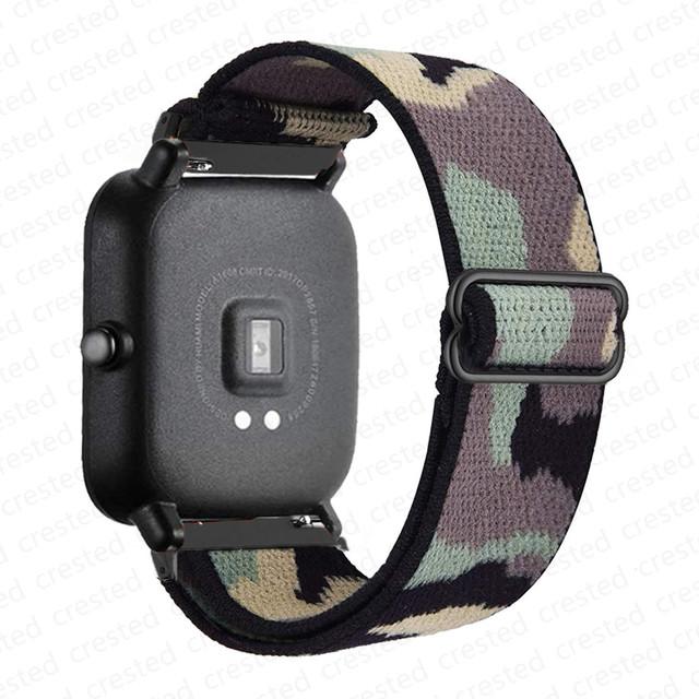 Nylon Band For Amazfit GTS 4/2/2e/3/GTS2 Mini/GTR/4/3/Pro/GTR2/stratos Bracelet Correa Amazfit Bip 6 5 3 20mm/22mm Watch Straps