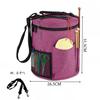 Round Barrel Yarn Bag, Large Capacity Crochet Hook Organizer For DIY Knitting