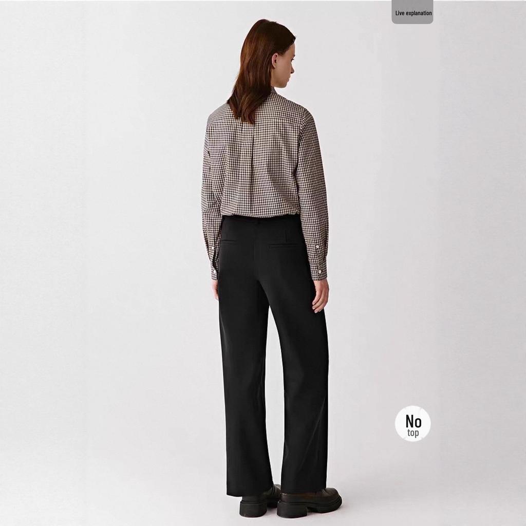 IC Xiaoye 2025 Autumn Women's Cotton Twill Long Sleeve Shirt