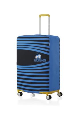 American Tourister Dehnbarer Gepäcküberzug für große Koffer, Marineblau