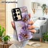 Phone Case: 2D Flat Samsung Galaxy A34 A35 M05 M06 S20 S22 S21 FE Plus 5G Protective Case, Couples Style, Embossed Flowers, Christmas and Halloween Gi