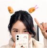 10-100PCS Kawaii Hair Clip Fashion Children Bow 3D Capybara Animal Plush Hairpin Funny Style Duckbill Clips Headdress Gifts