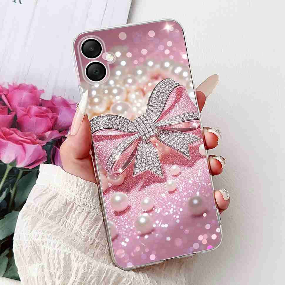 For Samsung A06 4G Case SM-A065F Colorful Flowers Soft Silicone Back Cover Phone Cases For Samsung Galaxy A06 A05 Bumper