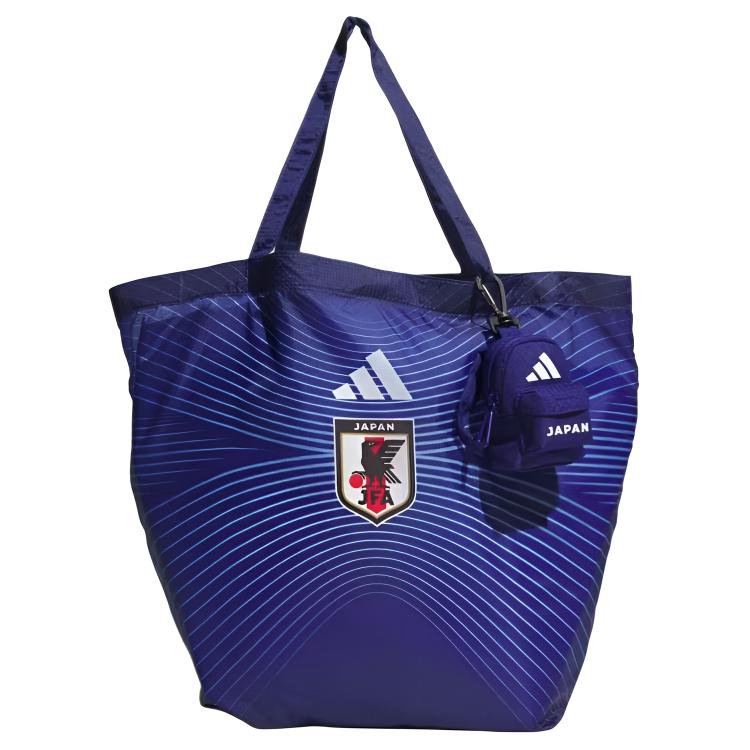 

Adidas Japan Home Version Foldable Flat Weave Design Backpack Pendant Unisex Backpack Blue KC0757 Blue