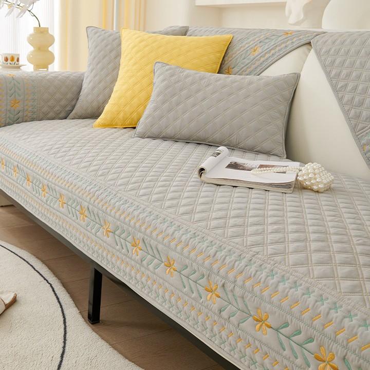 

Small Fresh Sofa Cushion New Straight Row Backrest Non-Slip And Anti-Running Sofa Cover Is Specially Designed For Cross-Border Platforms 70*70cm