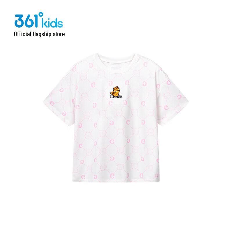 361° Girls Summer Cartoon Short Sleeve T-Shirt K62523213 130