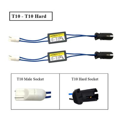 2pcs T10 Canbus Cable 12V LED Warning Canceller Decoder 501 T10 T15 W5W 194 168 Car Lights NO Error Canbus OCB Load Resistor