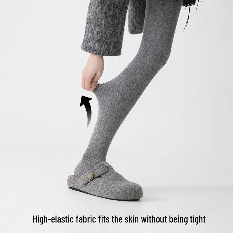 GUJIN Women's Autumn/Winter Vertical Stripe Slimming Warm Tights
