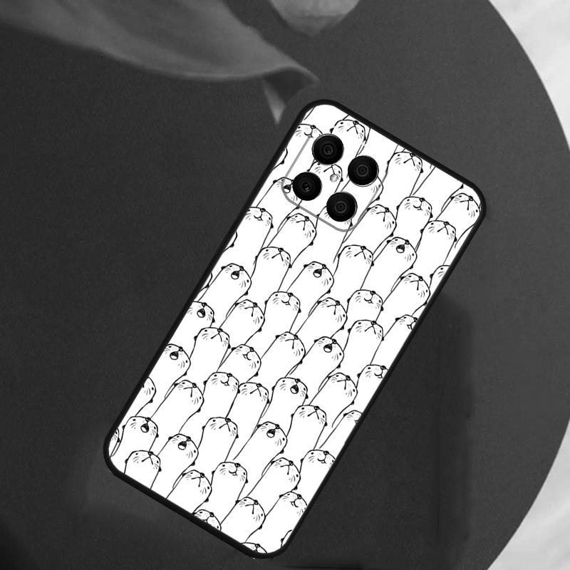Sea Otter Pattern For Honor Magic 7 Lite 6 8 Case For Honor 200 400 Pro 90 70 50 X8c X8b X9a X9b X9c X9d Win RT