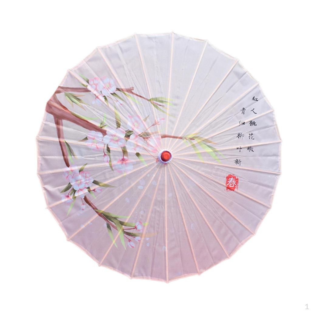 Oiled Parasol Chinese Japanese Oil Paper Umbrella for Photo Prop