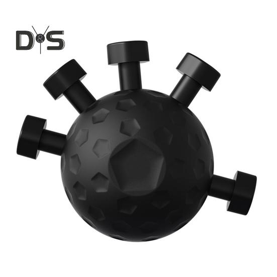 

Тренажер для укрепления пальцев, кистевой эспандер, силовой тренажер, портативный силиконовый растягиватель пальцев, тренажер для тренировки предплечья и пальцев рук чёрный