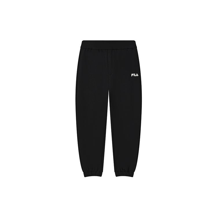 

FILA Fleece Logo Knit Sports Pants Men Bottoms Black F51M249699F-BK XL