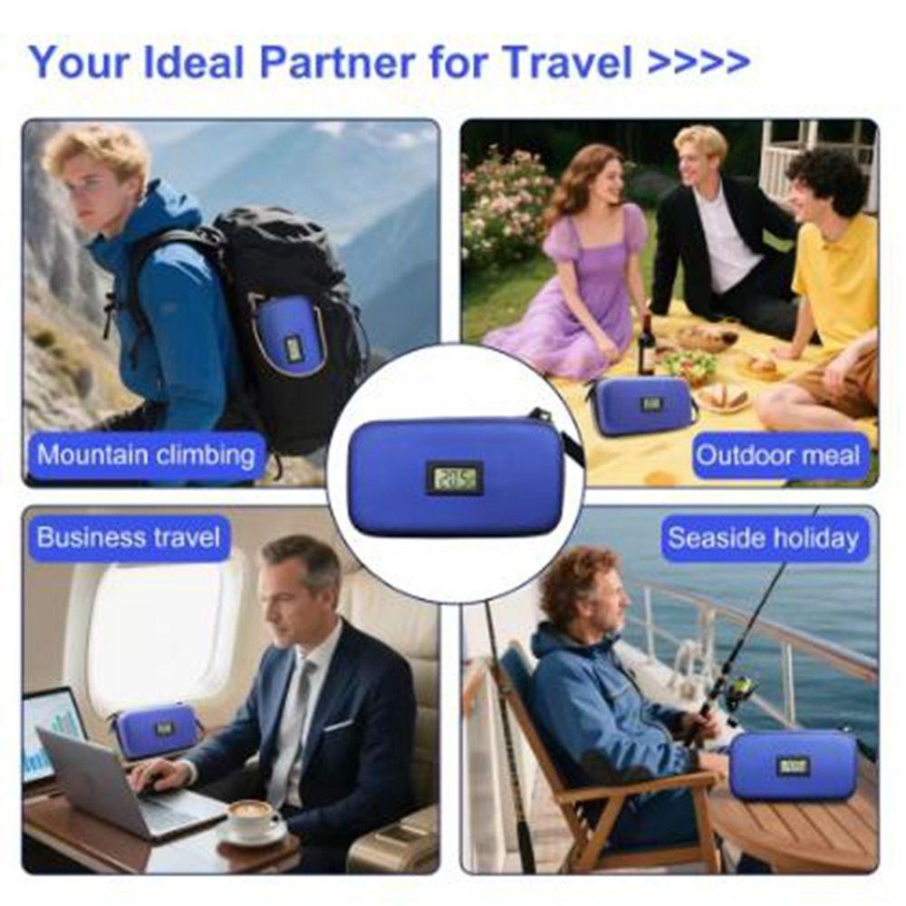 Heat Insulation Insulin Storage Bag Temperature Monitoring Insulin Cooler Case for Travel