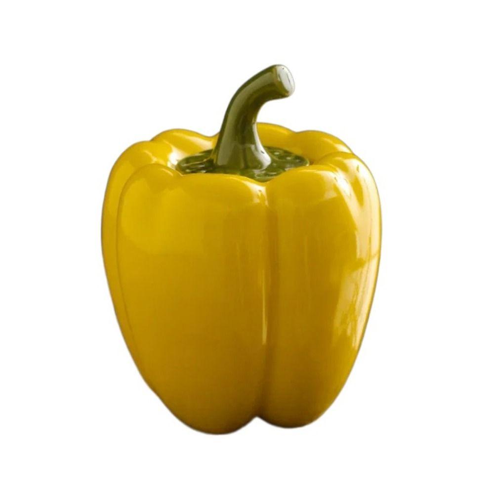 Creative Ceramic Tea Caddies Chili Shape Coffee Container Food Storage Jar  Sealed Jars